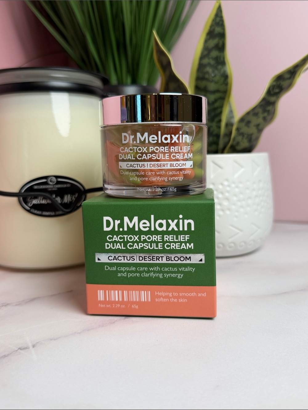 Cactox Pore Relief Dual Capsule Cream - Cactus / Desert Bloom (Green)